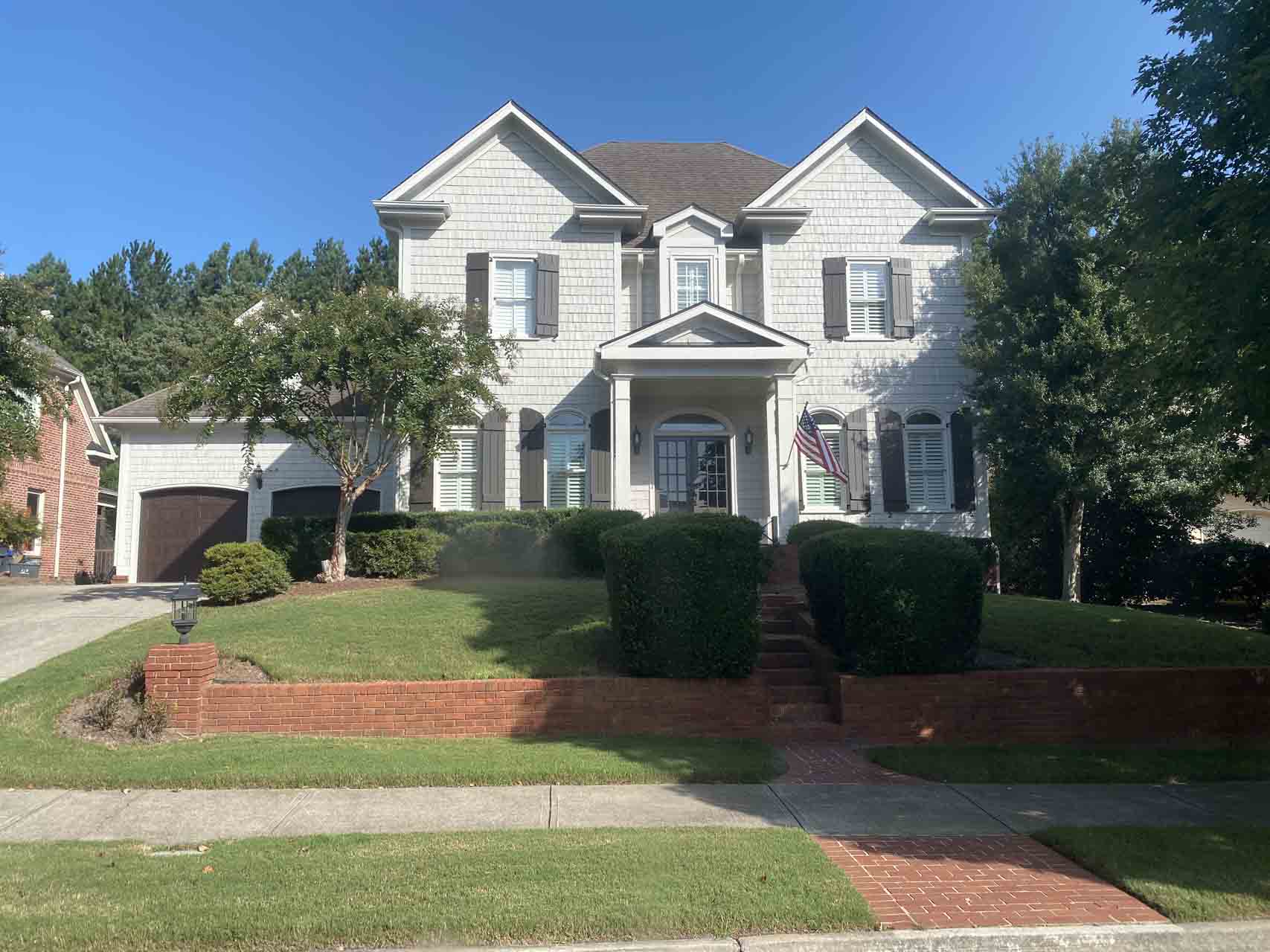 Two-story exterior repaint