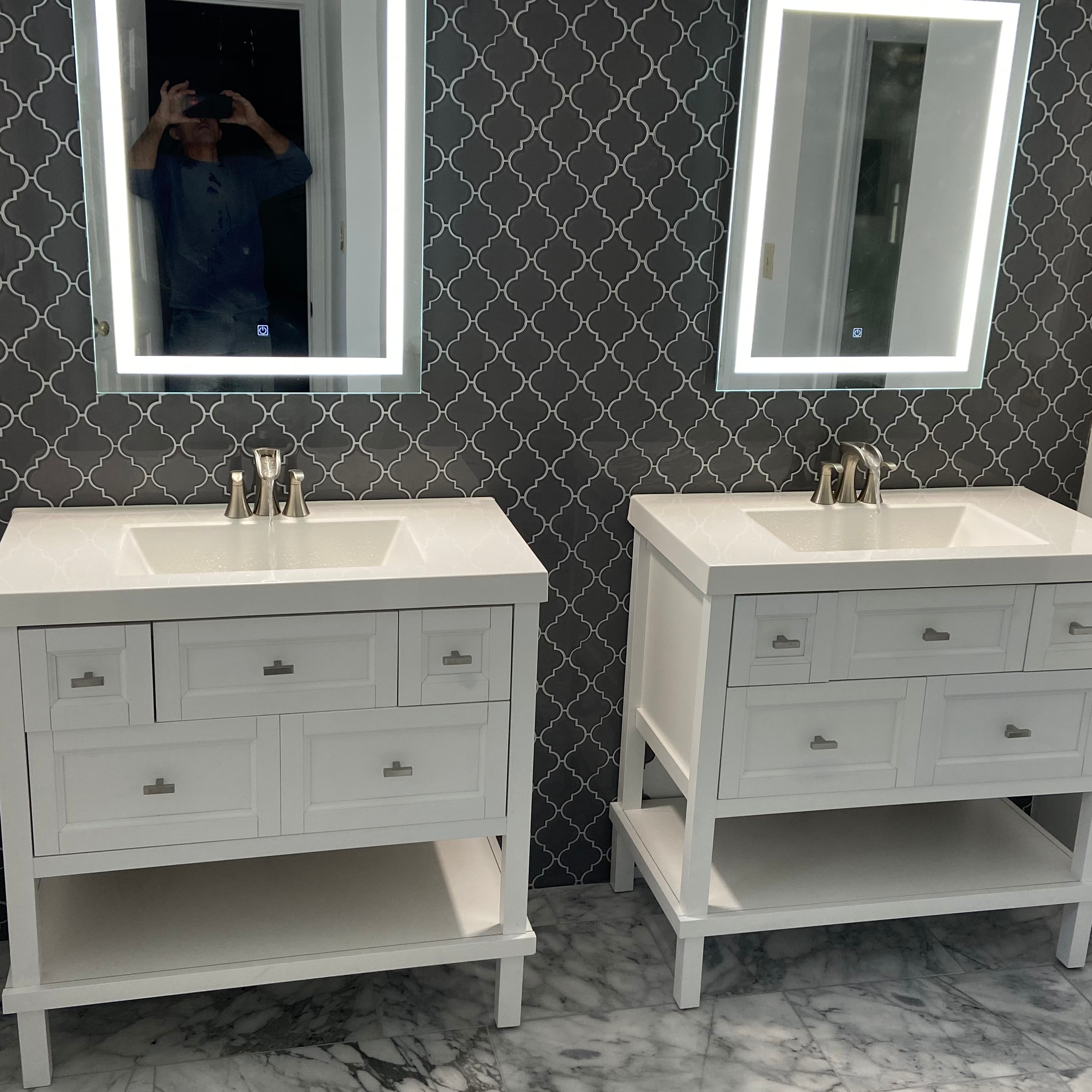 Bathroom finish detail